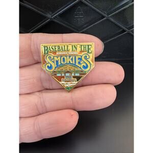 Baseball in the Smokies Gold Tone Lapel/Hat Pin